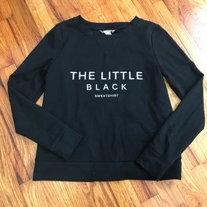 Banana Republic Little Black Sweatshirt